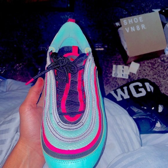 air max 97 south beach alternate on feet